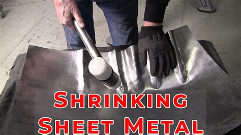 shrinking aluminum sheet metal|shaping aluminum sheet metal.